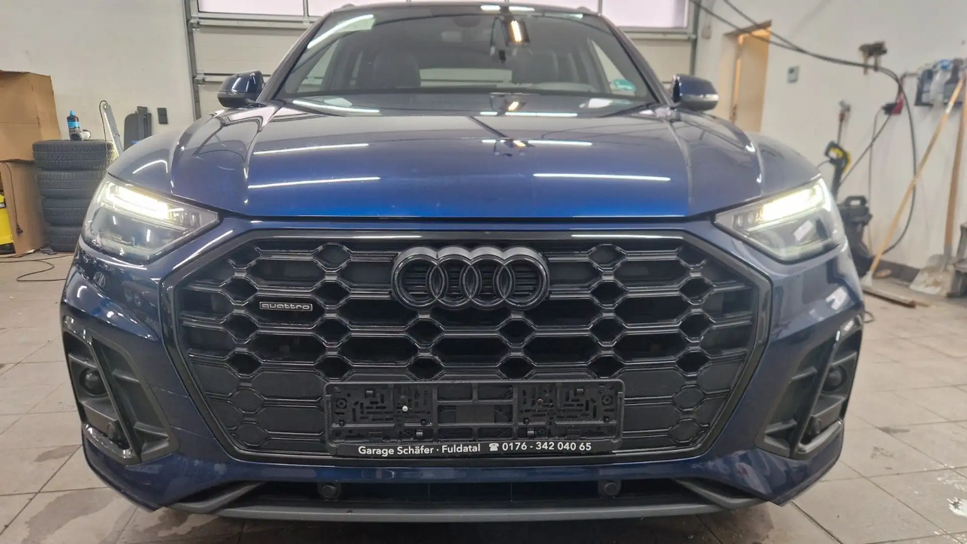Audi Q5 40 TDI Quattro S line RS Sitze Pano Head Up Azul - 2