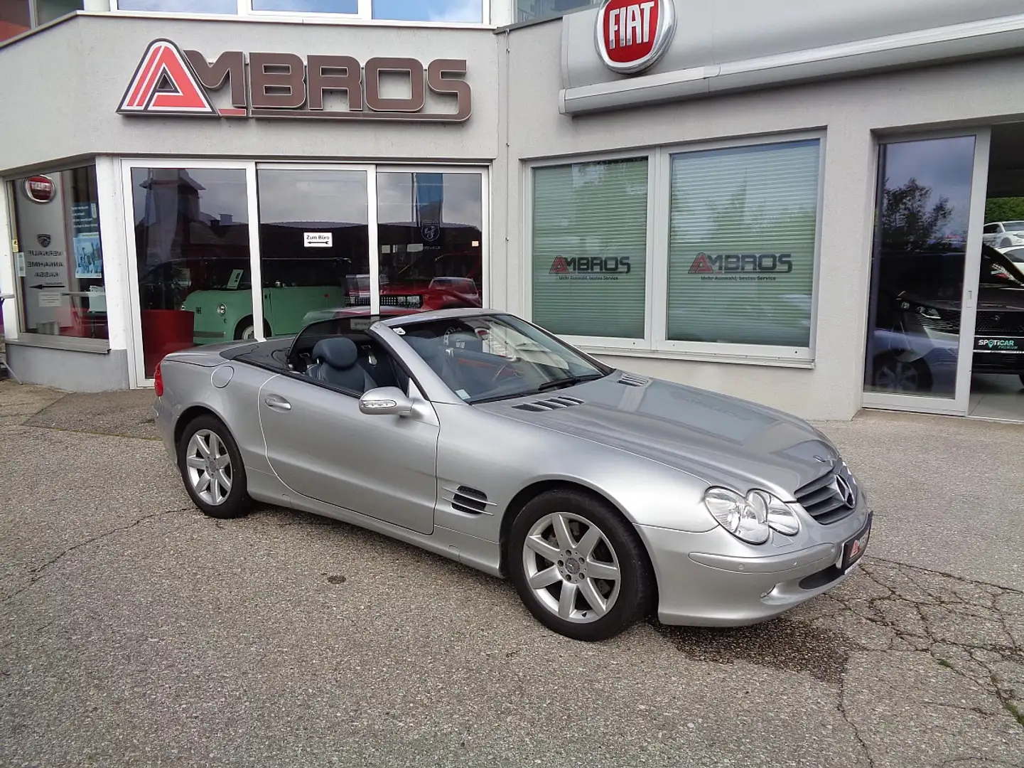 Mercedes-Benz SL 500 Roadster Automatik Silber - 1
