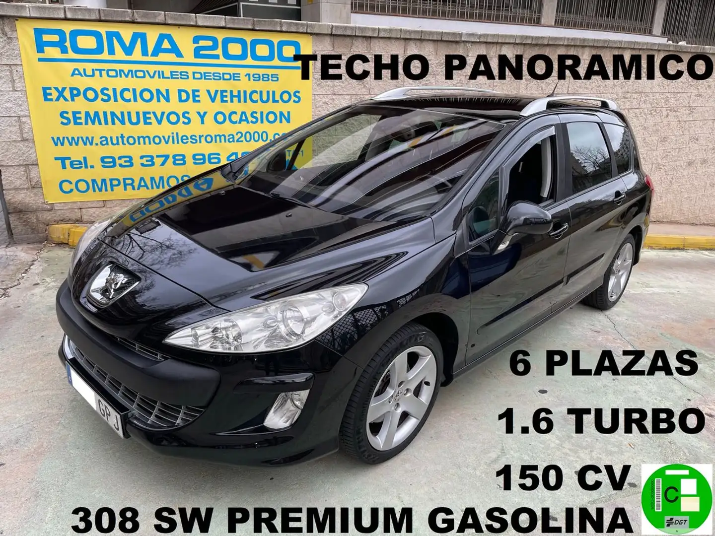 Peugeot 308 SW 1.6 THP Premium Negro - 1