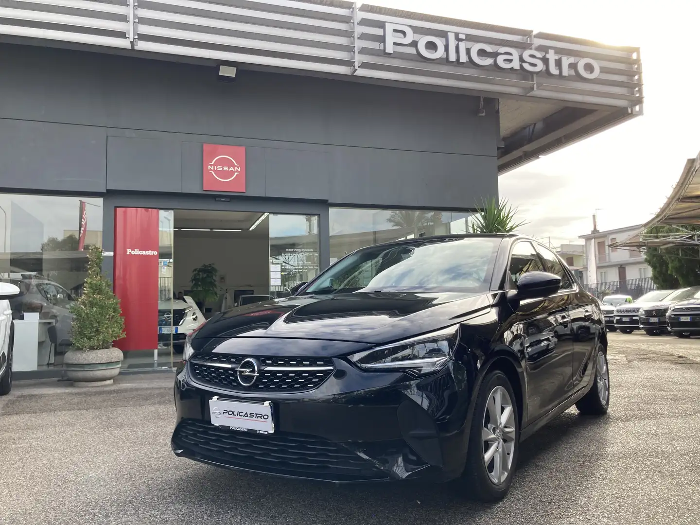 Opel Corsa 1.2 Elegance s 100cv LEGA PELLE FULL-LED PELLE Zwart - 1