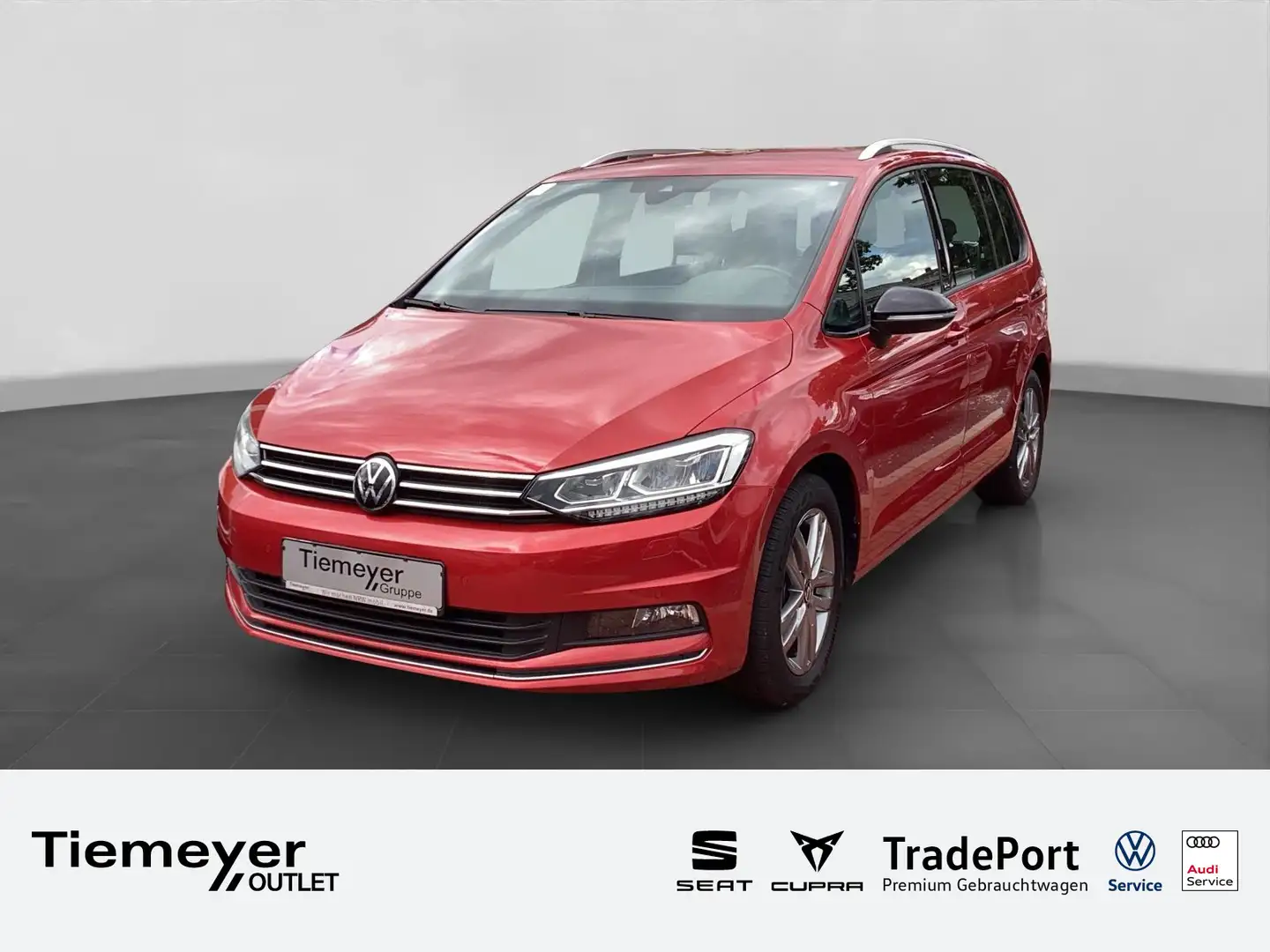 Volkswagen Touran 2.0 TDI DSG ACTIVE AHK NAVI LED Rojo - 1