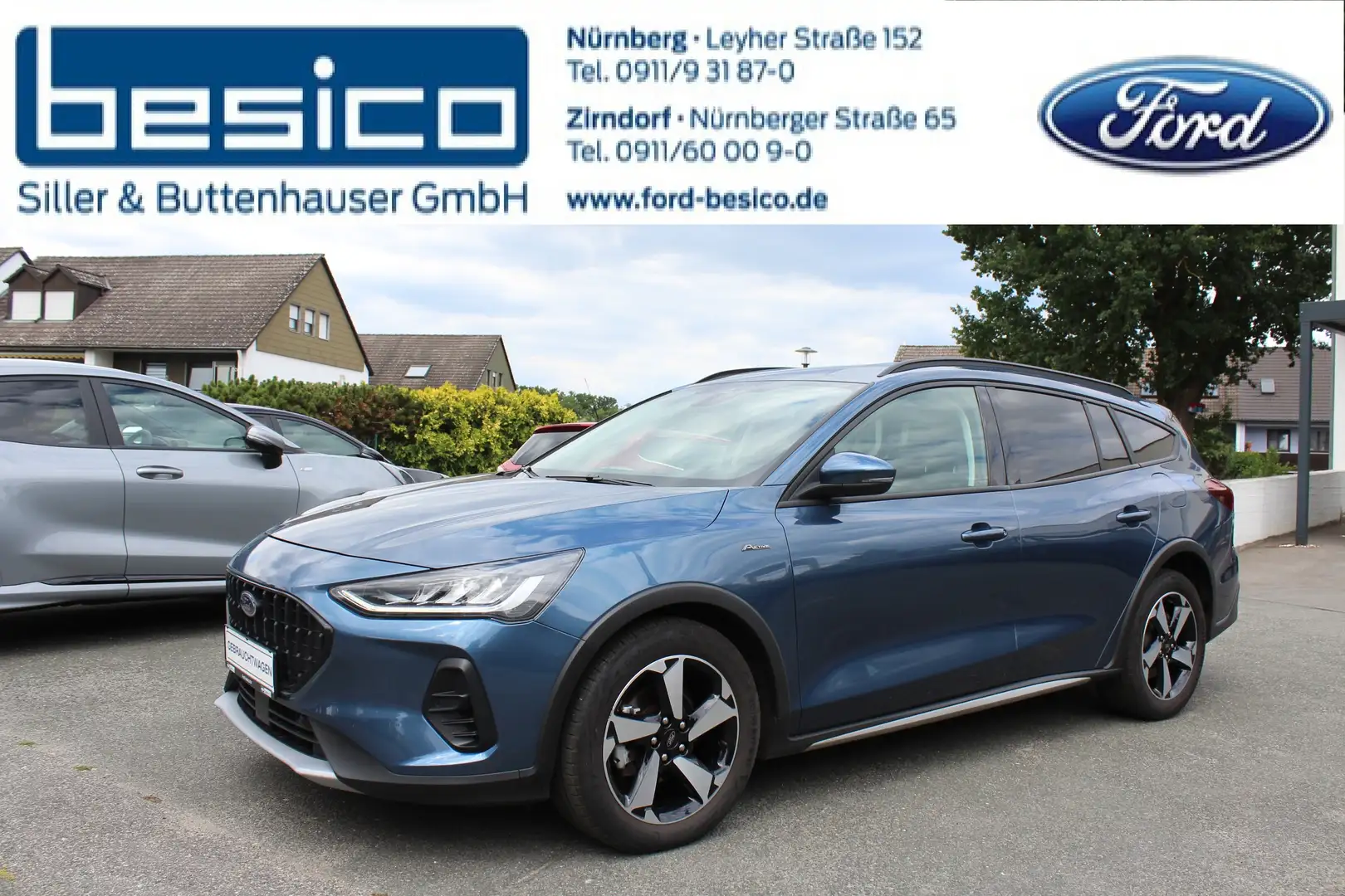 Ford Focus Active Design 1.0 EcoBoost Mild-Hybrid Bleu - 1