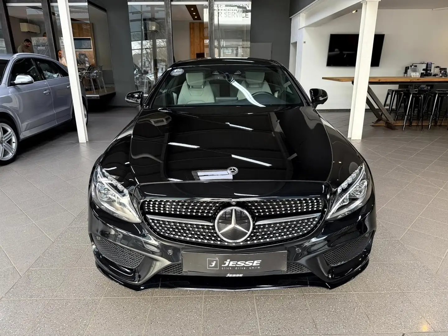 Mercedes-Benz C 250 Coupe AMG Line LED Distr+ 360 Pano Night Negro - 2