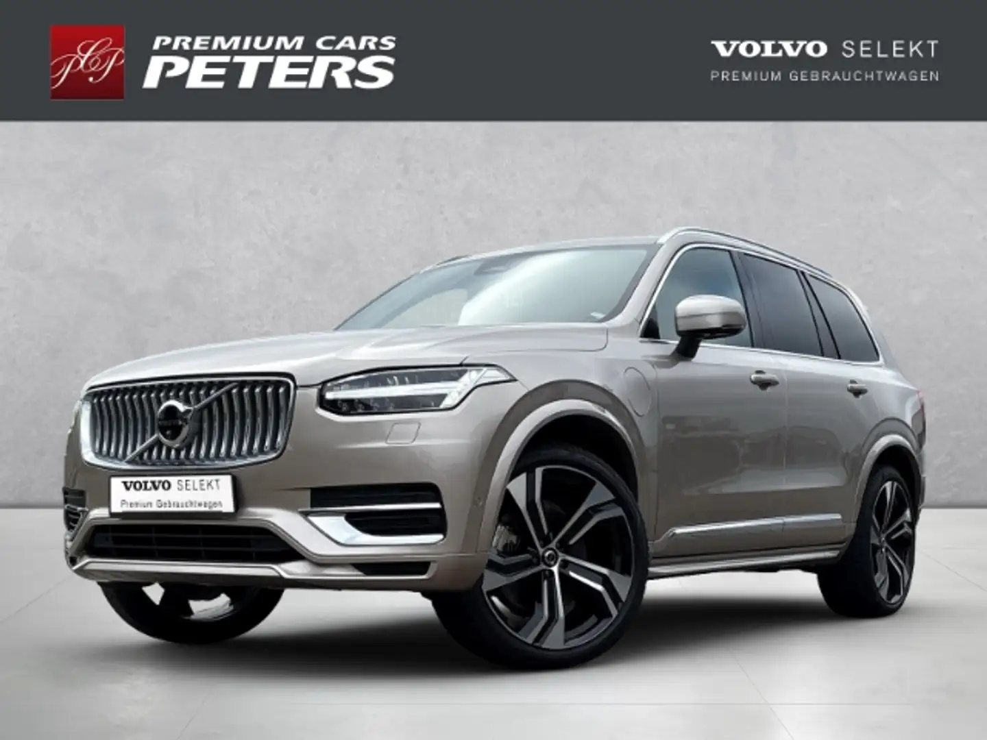 Volvo XC90 Plus Bright T8 22''LM AHK Luftf. B&W HUD Pana 360k Grijs - 2