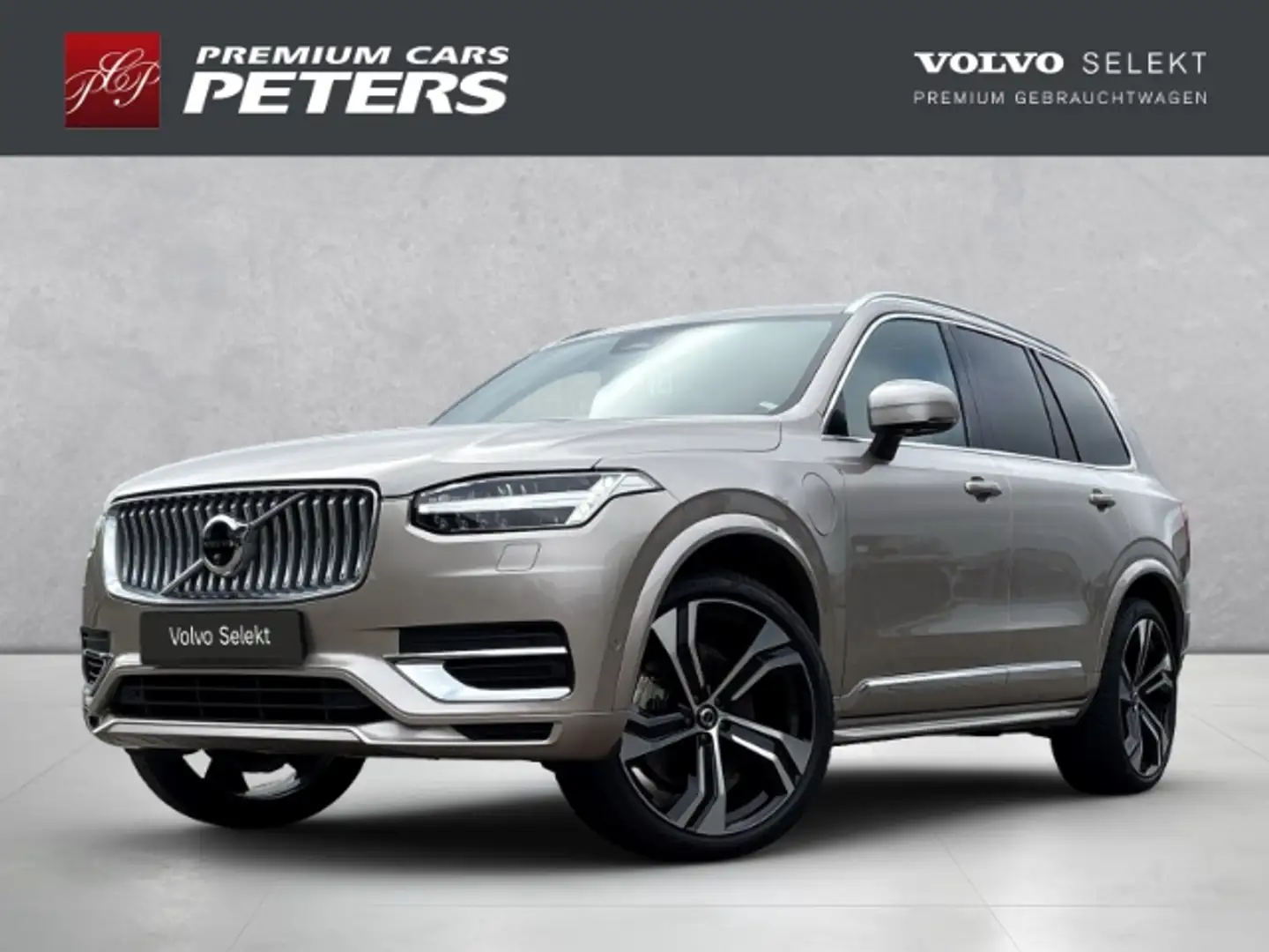Volvo XC90 Plus Bright T8 22''LM AHK Luftf. B&W HUD Pana 360k Gris - 2