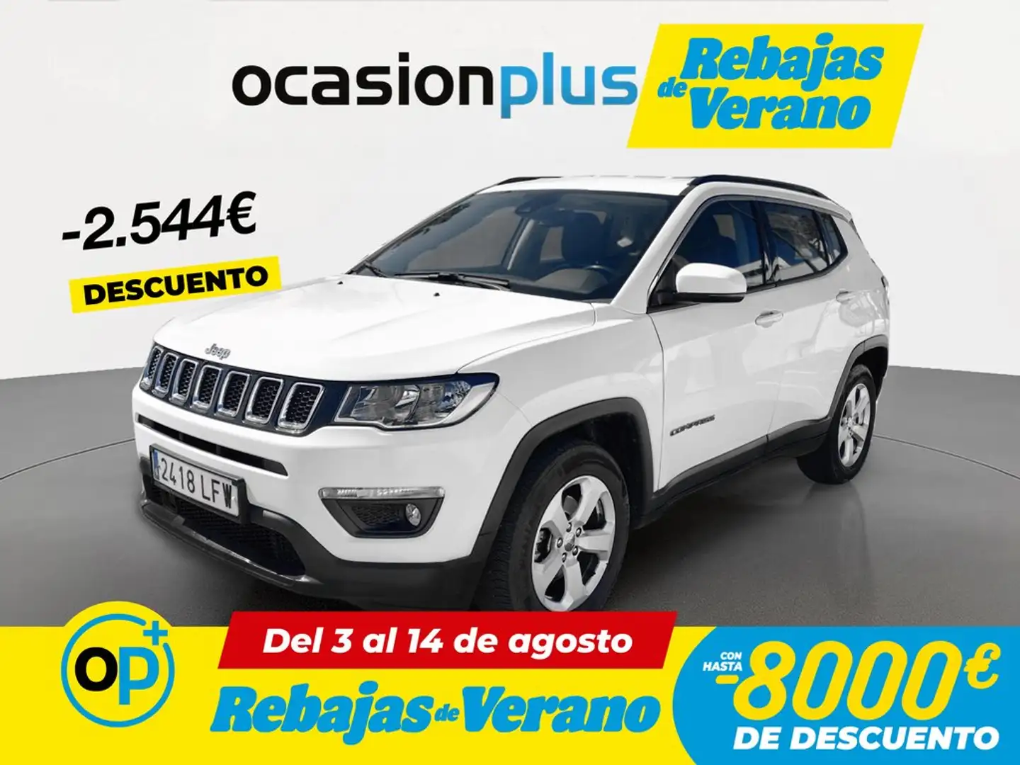Jeep Compass 1.4 Multiair Longitude 4x2 103kW Blanco - 1