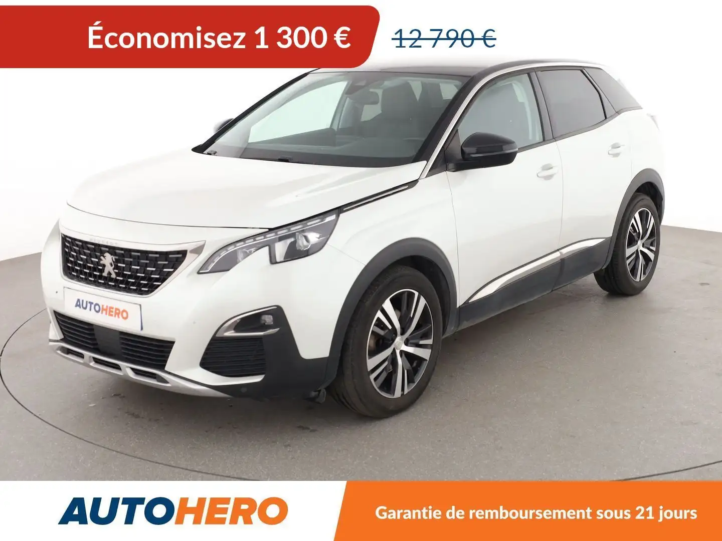 Peugeot 3008 1.2 PureTech Allure Blanc - 1