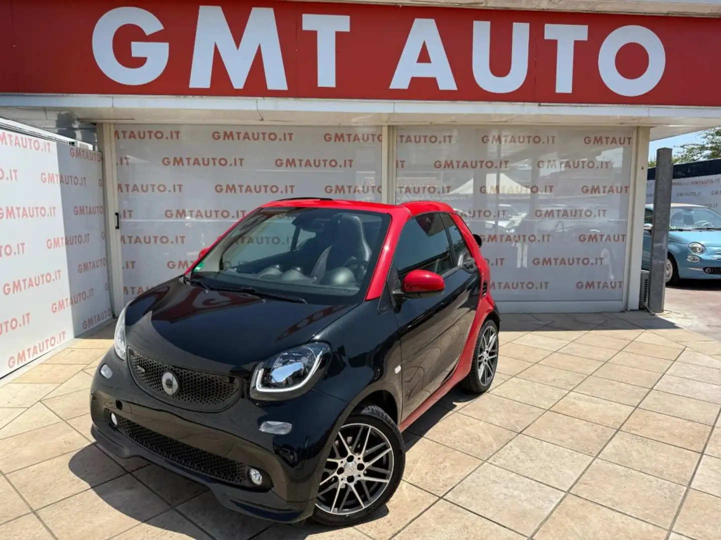 smart brabus FORTWO CABRIO 0.9 109CV TURBO XCLUSIVE NAVI LED Negru - 1