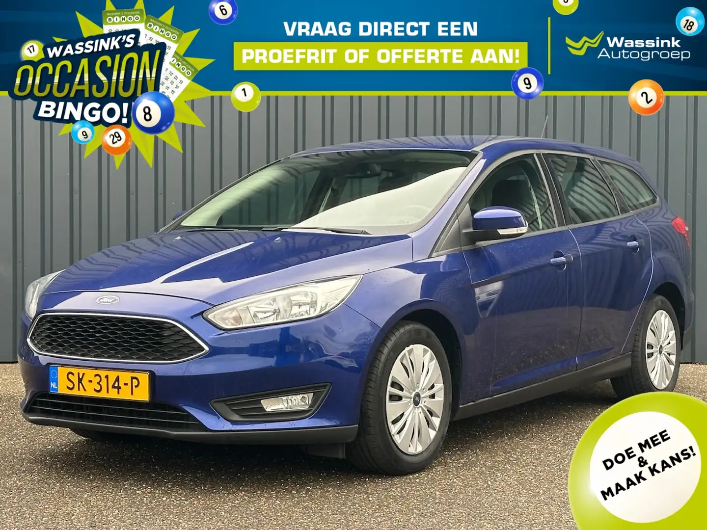 Ford Focus 1.0 EcoBoost 100pk 5-deurs Lease Edition I Carplay Blu/Azzurro - 1