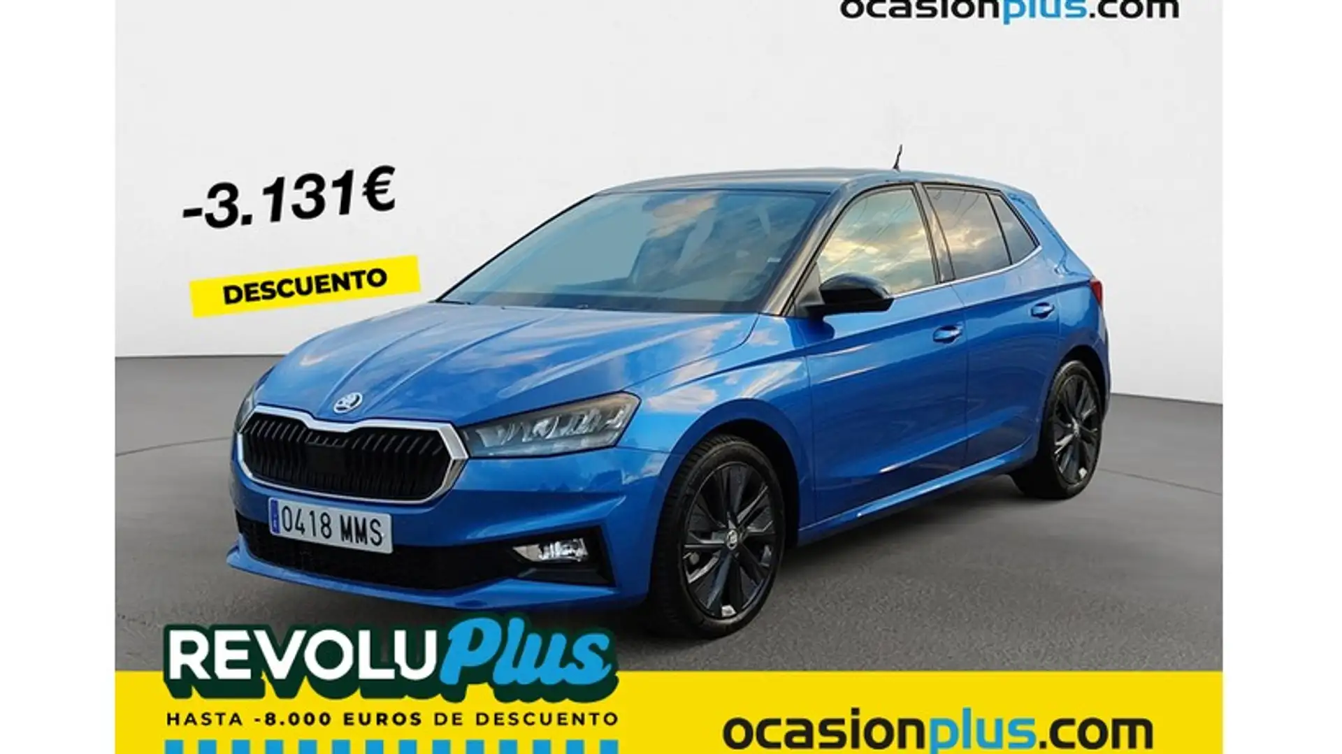 Skoda Fabia 1.5 TSI Sport DSG 110kW Blauw - 1