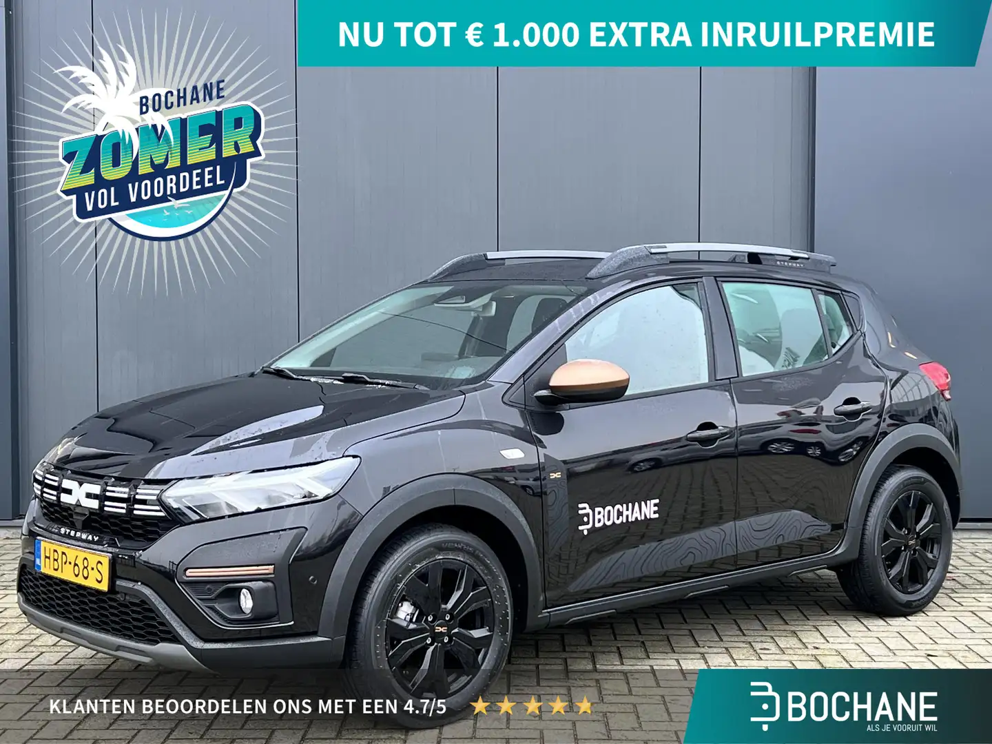 Dacia Sandero Stepway 1.0 TCe 110 Extreme | Pack Extreme | Media Zwart - 1