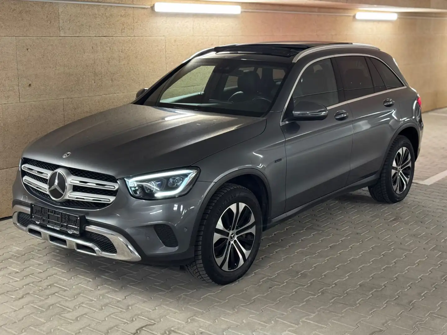 Mercedes-Benz GLC 300 de 4M PANO EXCLUSIVE WIDE KAM AMBI MBEAM Gris - 1