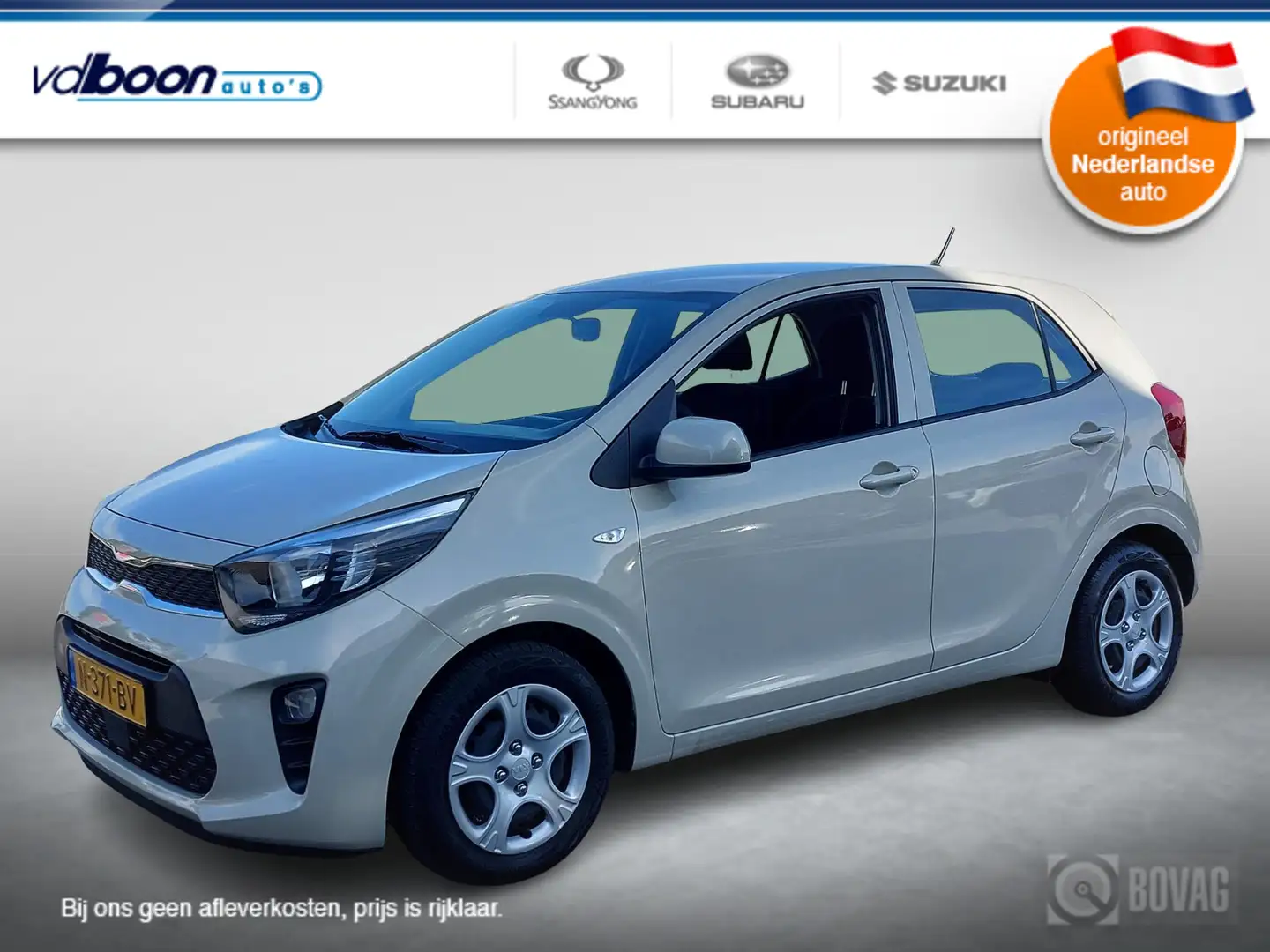 Kia Picanto 1.0 DPi ComfortLine AUTOMAAT | AIRCO | rijklaarpri Bruin - 1