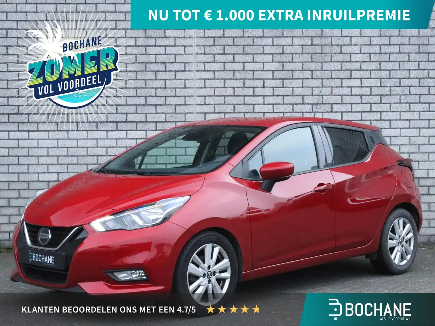Nissan Micra 1.0 IG-T 100 X-Tronic Automaat N-Connecta | Apple Rojo - 1