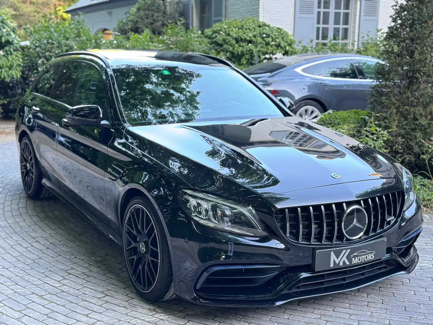 Mercedes-Benz C 63 AMG Pano/Burmester/Adaptive/Nappa/Facelift! Full black Fekete - 1