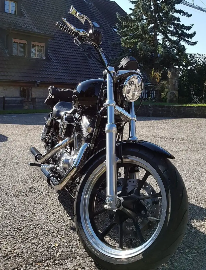 Harley-Davidson Sportster XL 883 custom bike Schwarz - 2