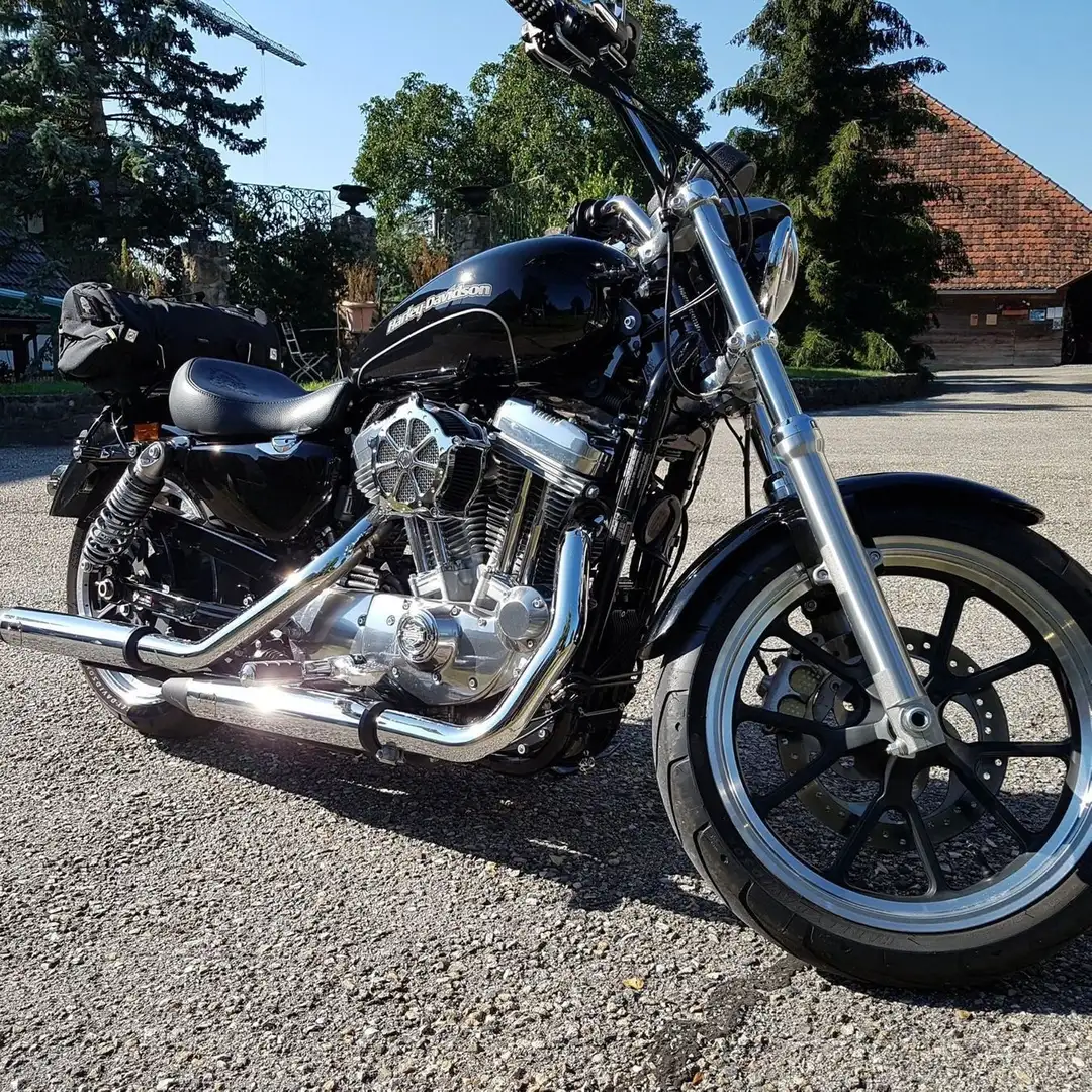 Harley-Davidson Sportster XL 883 custom bike Schwarz - 1