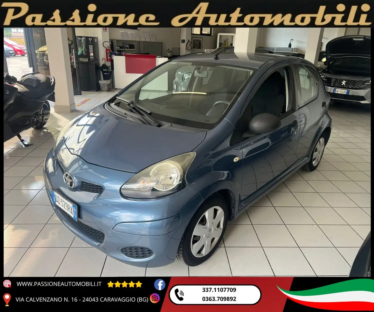 Toyota Aygo Aygo 5p 1.0 Sol FL Blu/Azzurro - 1