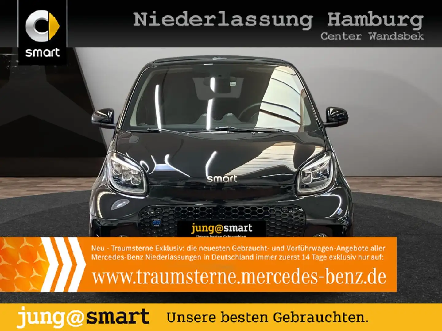 smart forTwo EQ 60kWed prime SHZ PDC+Kamera JBL Ambiente Schwarz - 1