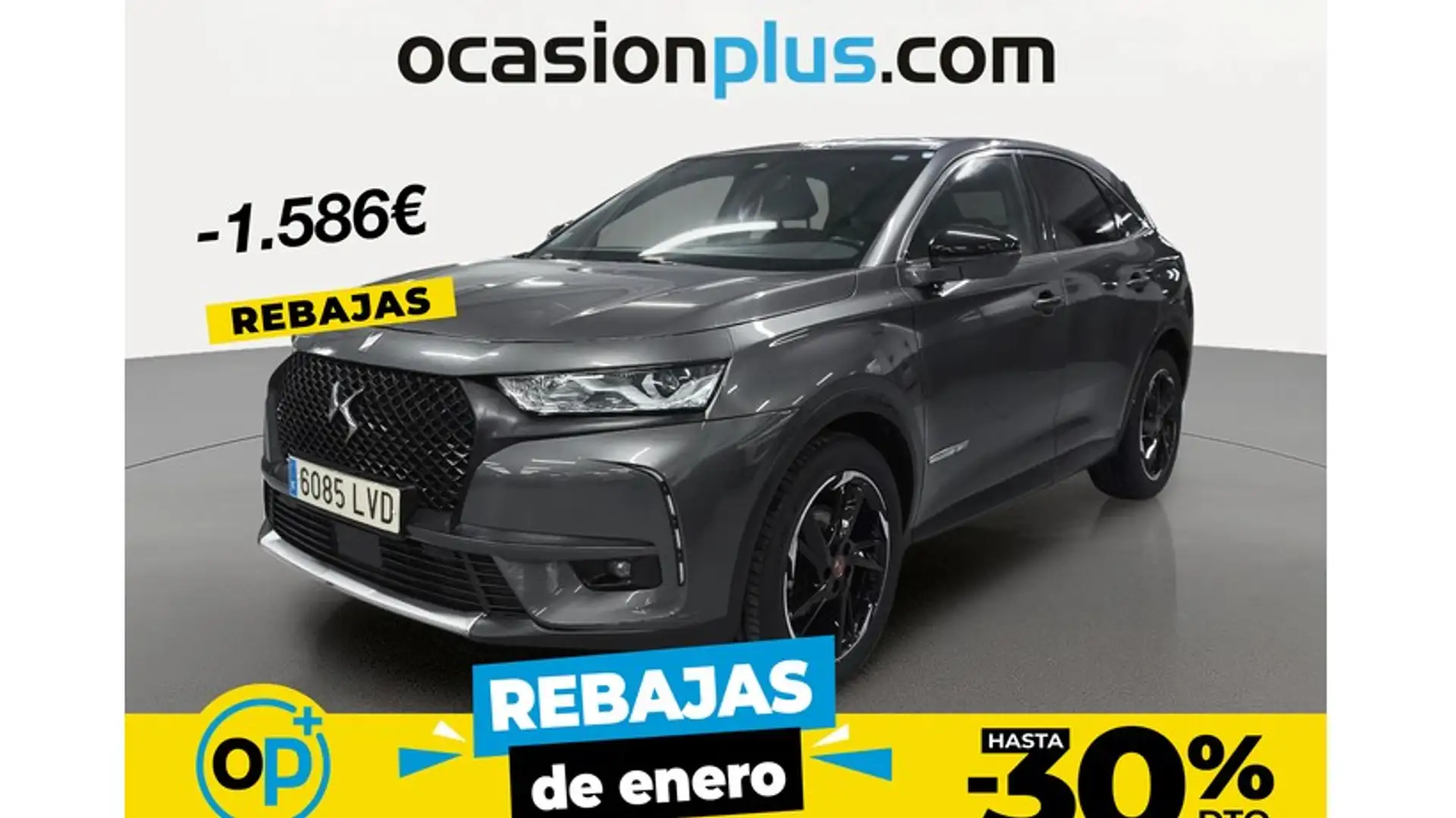 DS Automobiles DS 7 Crossback 1.5BlueHDi Performance Line Aut. Gris - 1