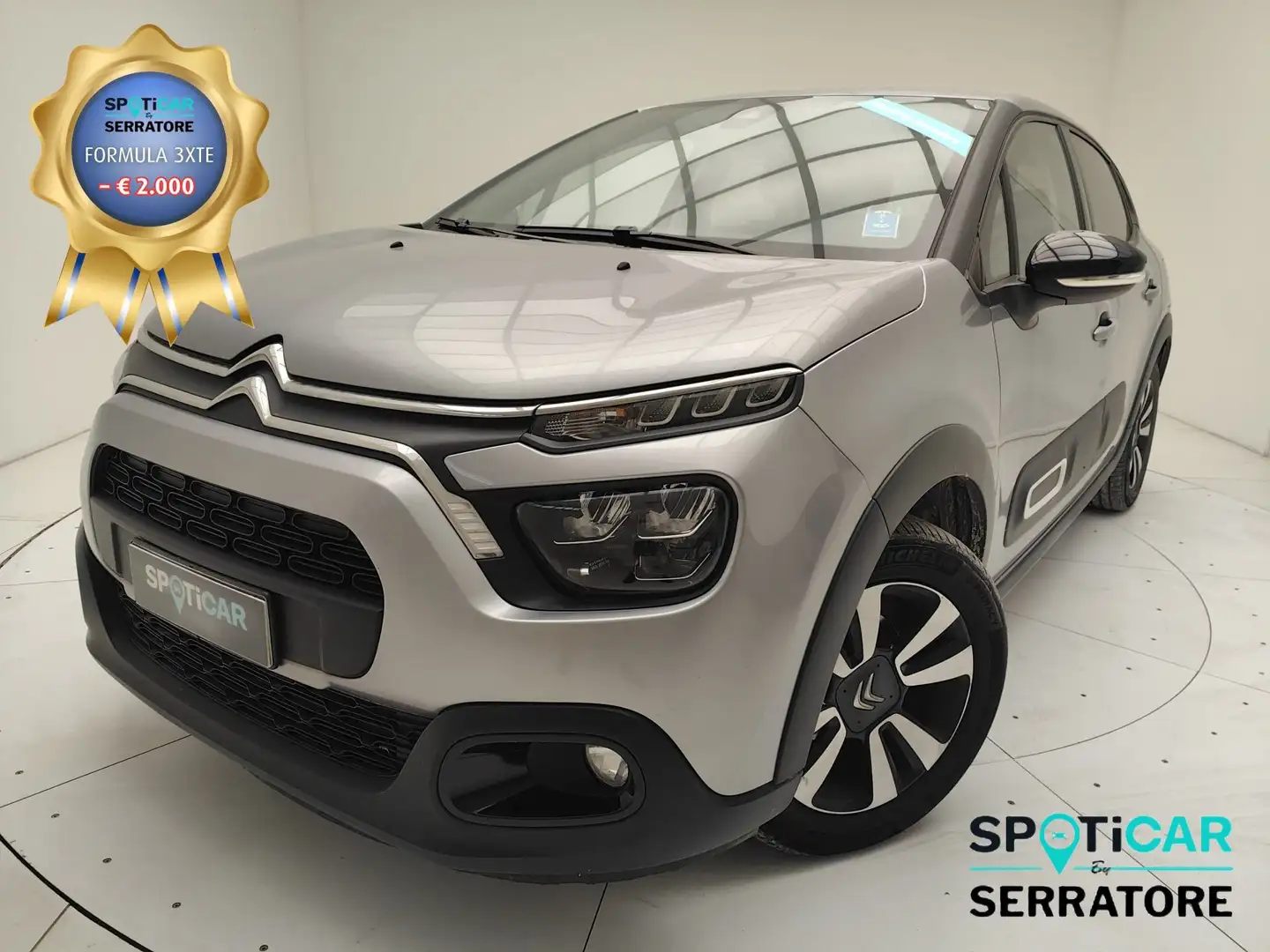 Citroen C3 III 2017 PURETECH 110 EAT6 MAX MY70 Grigio - 1