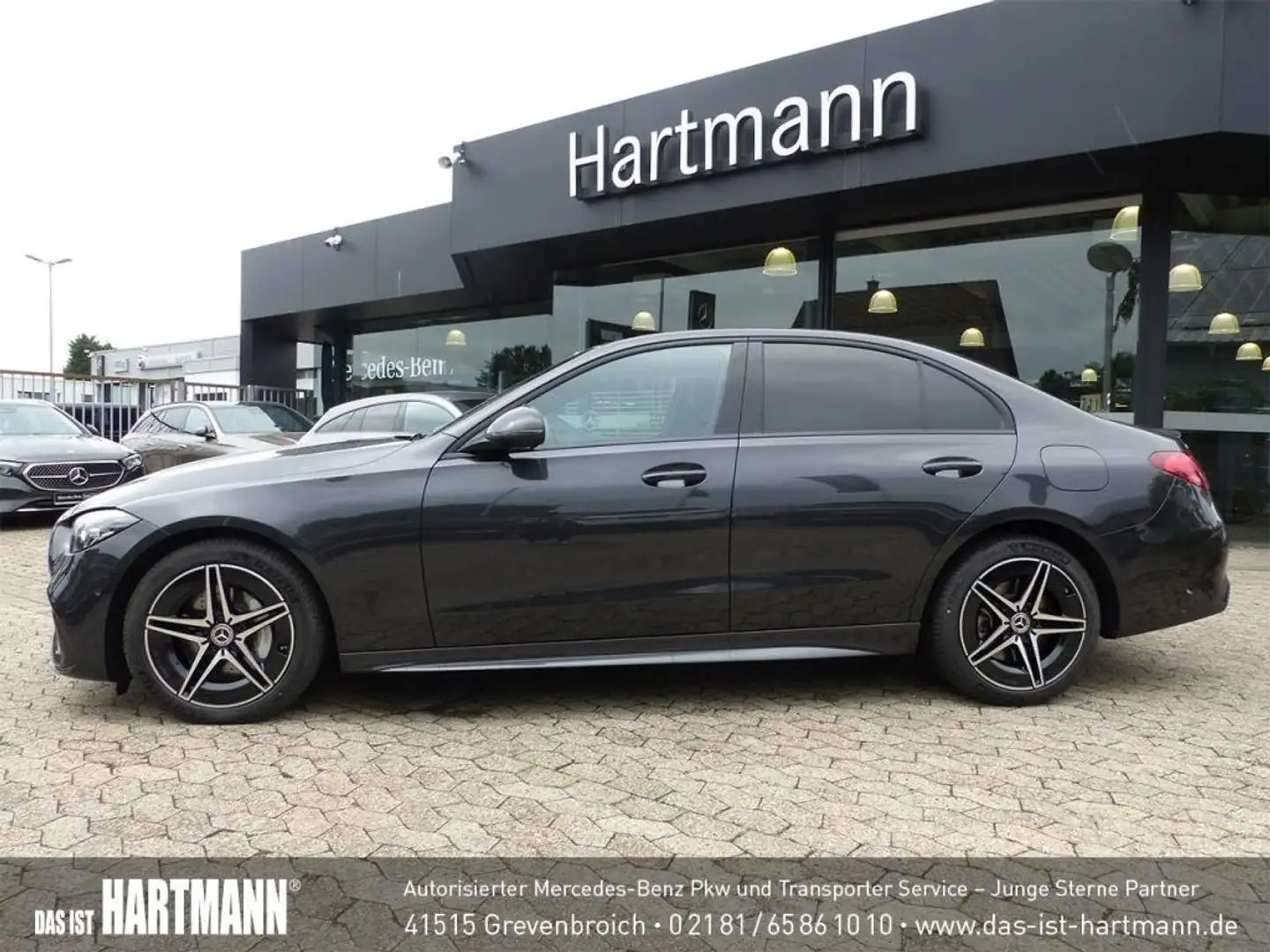 Mercedes-Benz C 300 e AMG PLUS+NIGHT+RÜF.-KAM+MBUX+AMBI+MEMORY Grau - 2