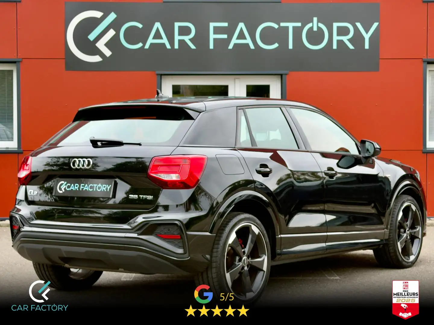 Audi Q2 S-Line 35 TFSI 150 BVA 1ère Main Jante Rotor Virtual Cockpit GPS Garantie 1an Noir - 2