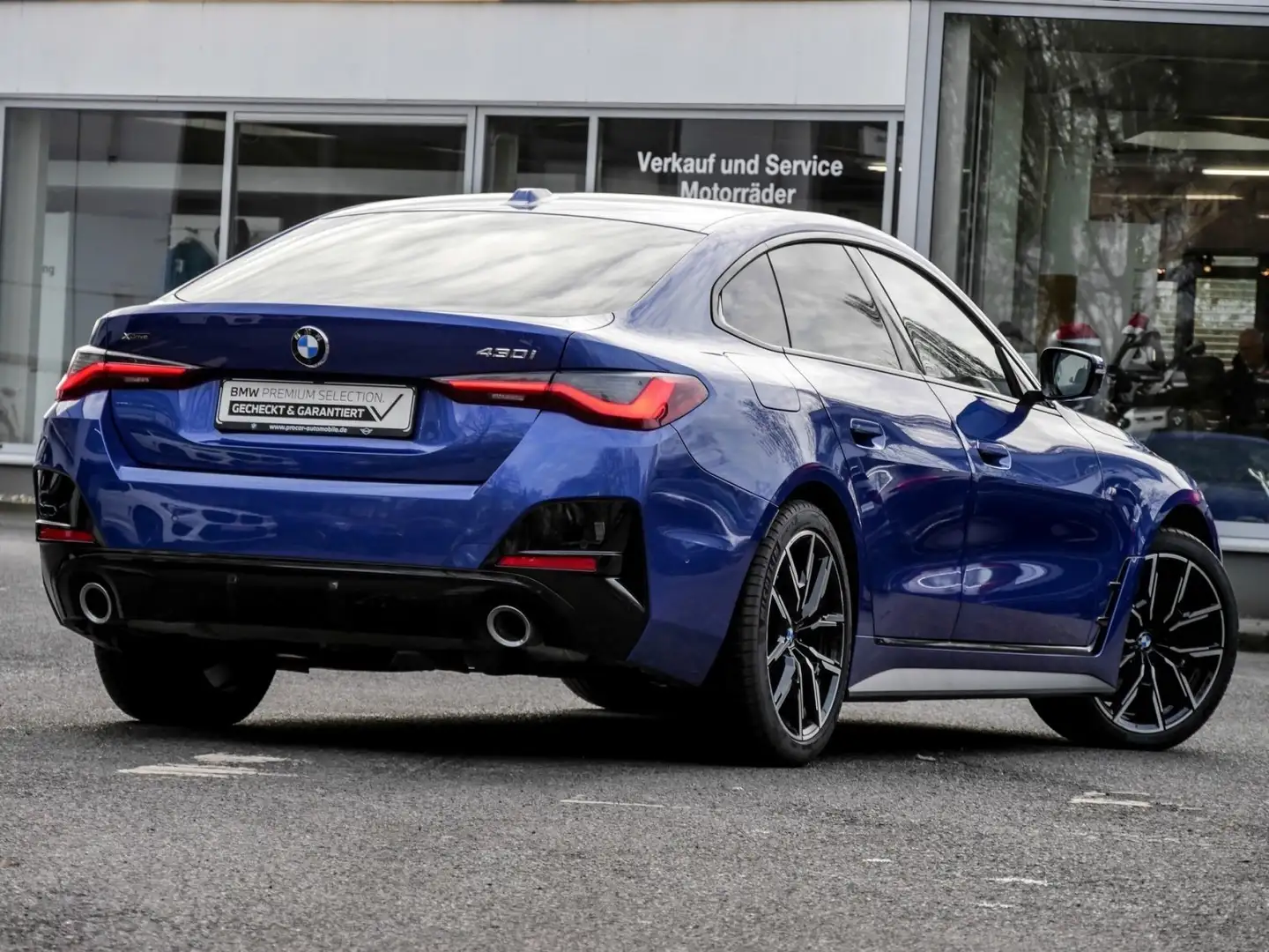 BMW 430 i xDrive M SPORT+GLASDACH+DA PROF+360°+HiFi Blau - 2
