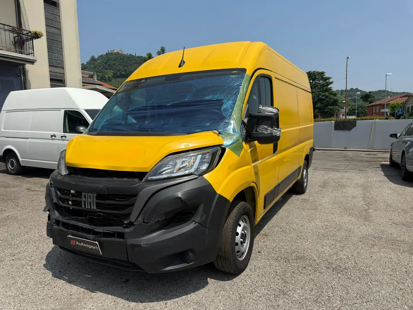 Fiat Ducato 35 2.2 Mjt 140CV Furgone ! INCIDENTATO ! START OK Giallo - 1