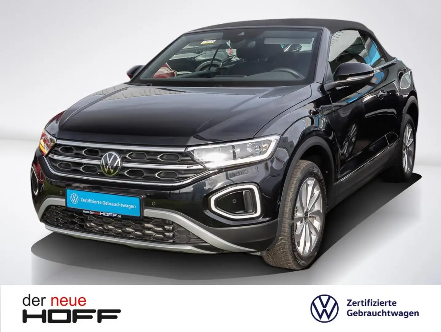 Volkswagen T-Roc Cabriolet 1.0 TSI Style Navi Bluetooth Kamera Ansc Schwarz - 1