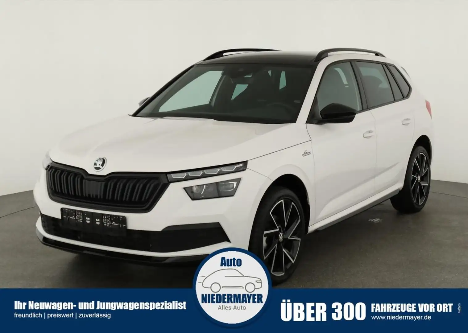 Skoda Kamiq 1.5 TSI DSG Monte Carlo, Pano, AHK, Kamera, LED, W Blanc - 1