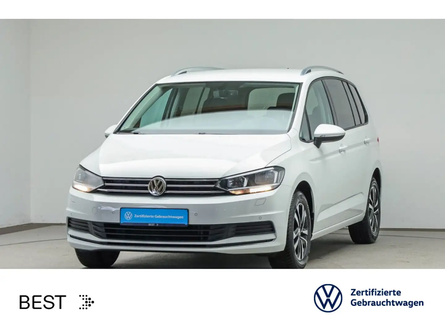 Volkswagen Touran 1.5 TSI United*ACC*Navi*7 Sitz*App Connec Blanc - 1