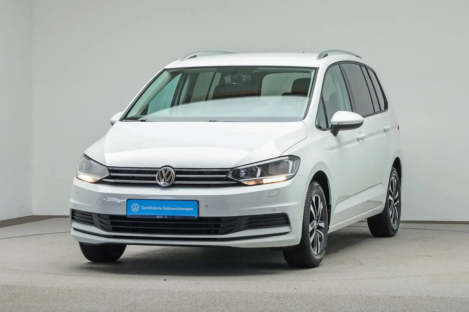 Volkswagen Touran 1.5 TSI United*ACC*Navi*7 Sitz*App Connec Blanc - 2