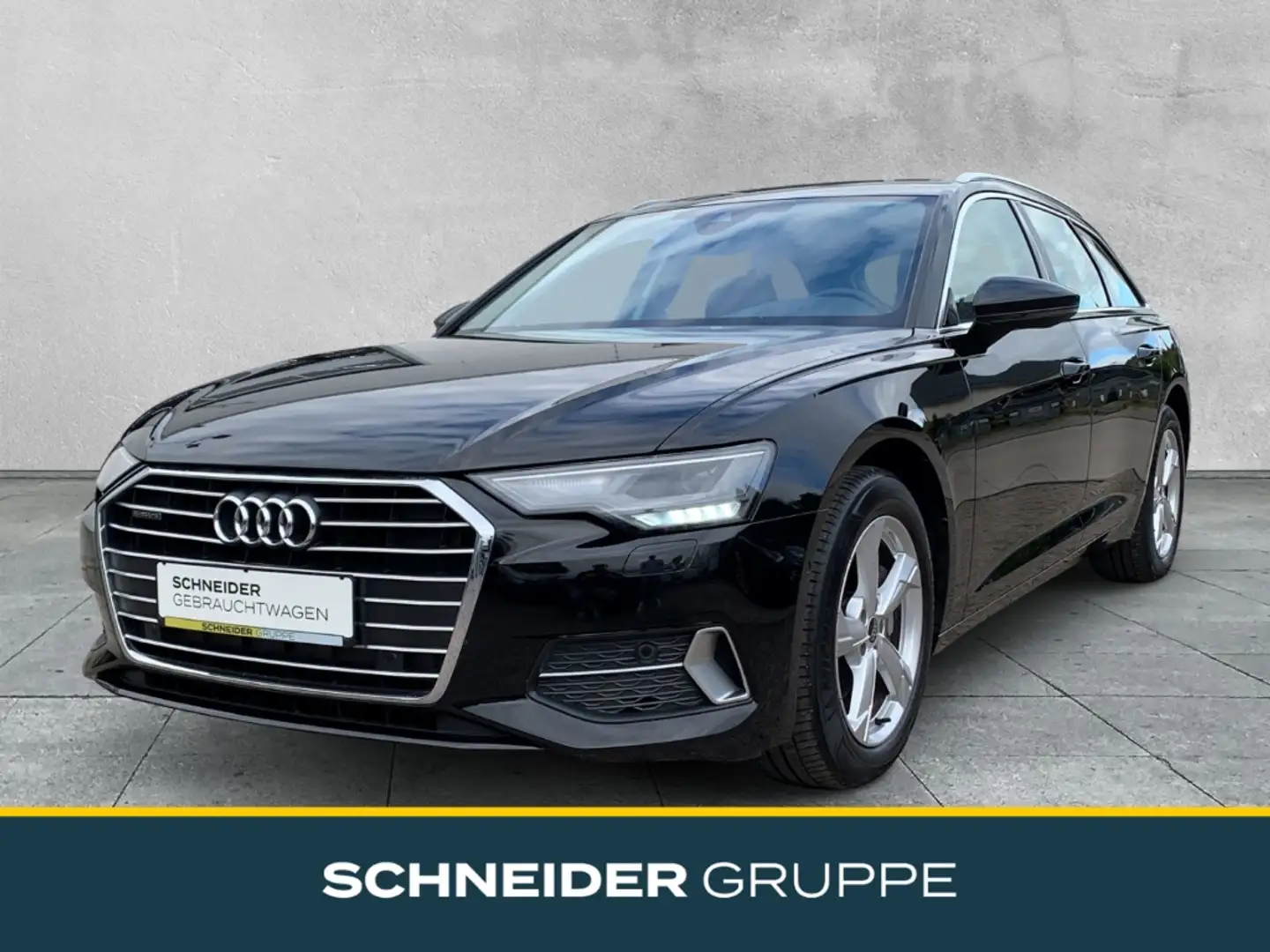 Audi A6 AVANT 45 TFSI QUATTRO SPORT LED+NAVI+SHZ+PDC Schwarz - 1