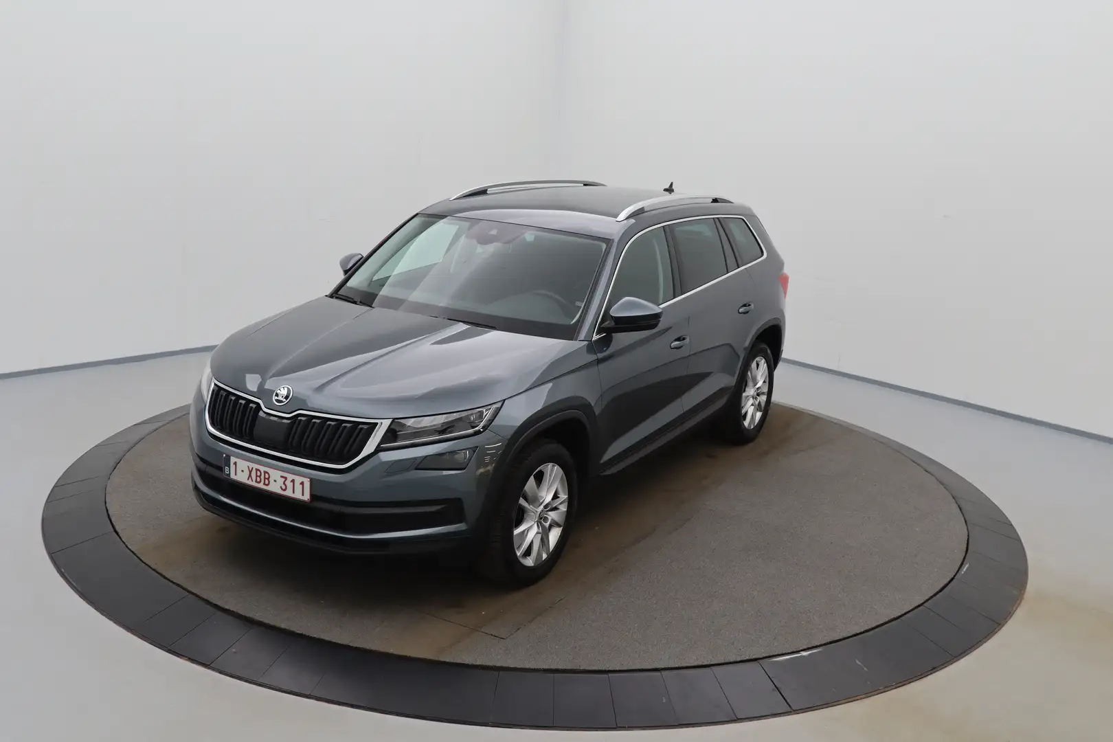 Skoda Kodiaq 1.5 TSI ACT Style DSG LEDER/STOF LED GPS PDC CAM K Gris - 1