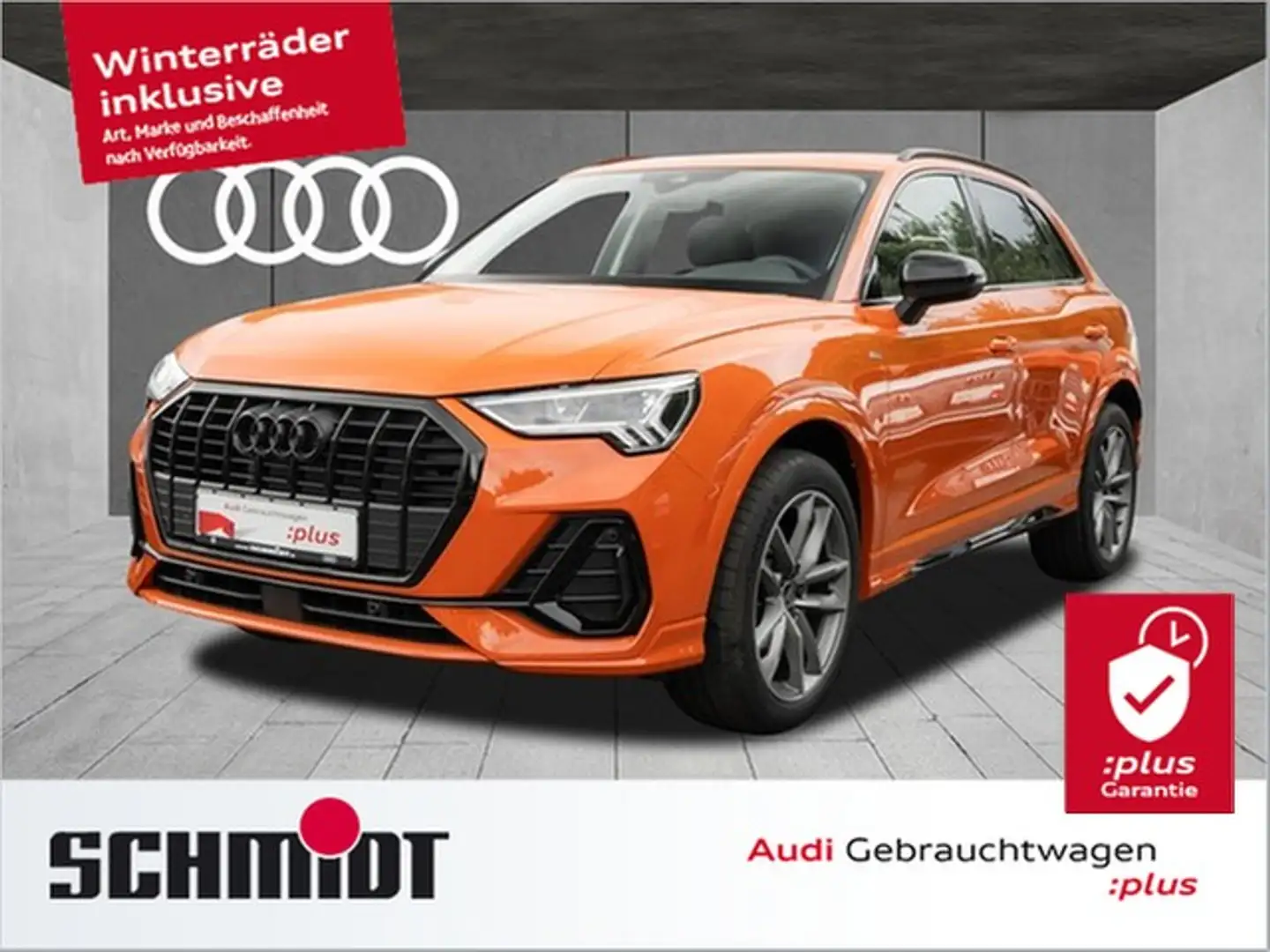 Audi Q3 35 TFSI S line AHK LM19 Sports. LED Smartph. In... Orange - 1