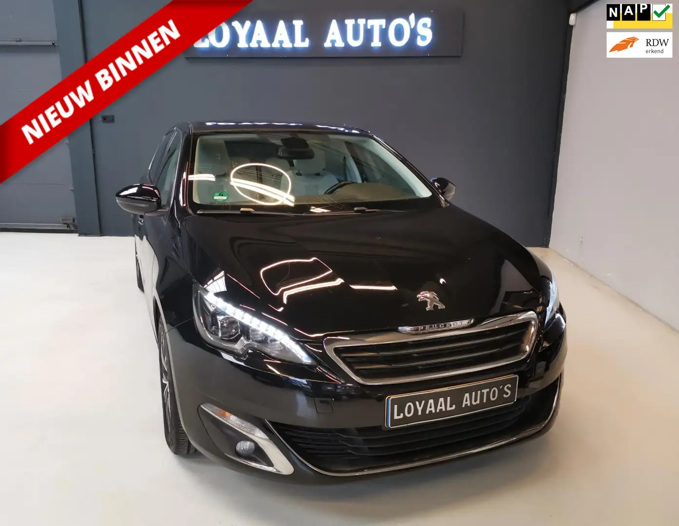 Peugeot 308 1.6 THP Première | NAVI | BI-XENON | GLEZEN-DAK | Noir - 1