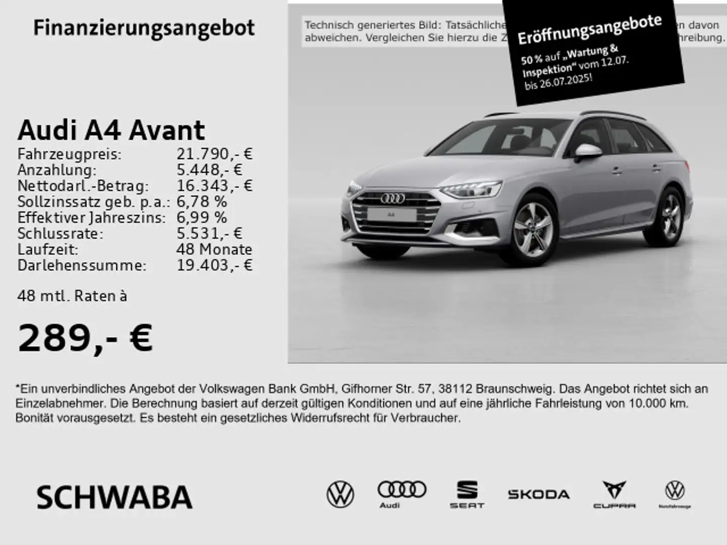 Audi A4 advanced 35 TDI S tronic *MATRIX*8-fach Срібний - 1