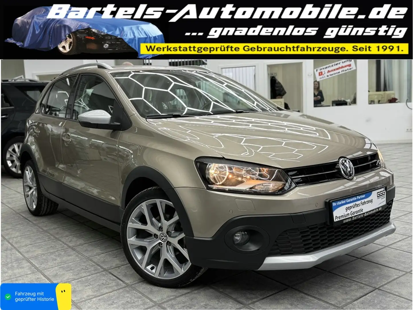 Volkswagen Polo 1.2 TSI CrossPolo, Klimaautom., Sitzheiz. Beige - 1