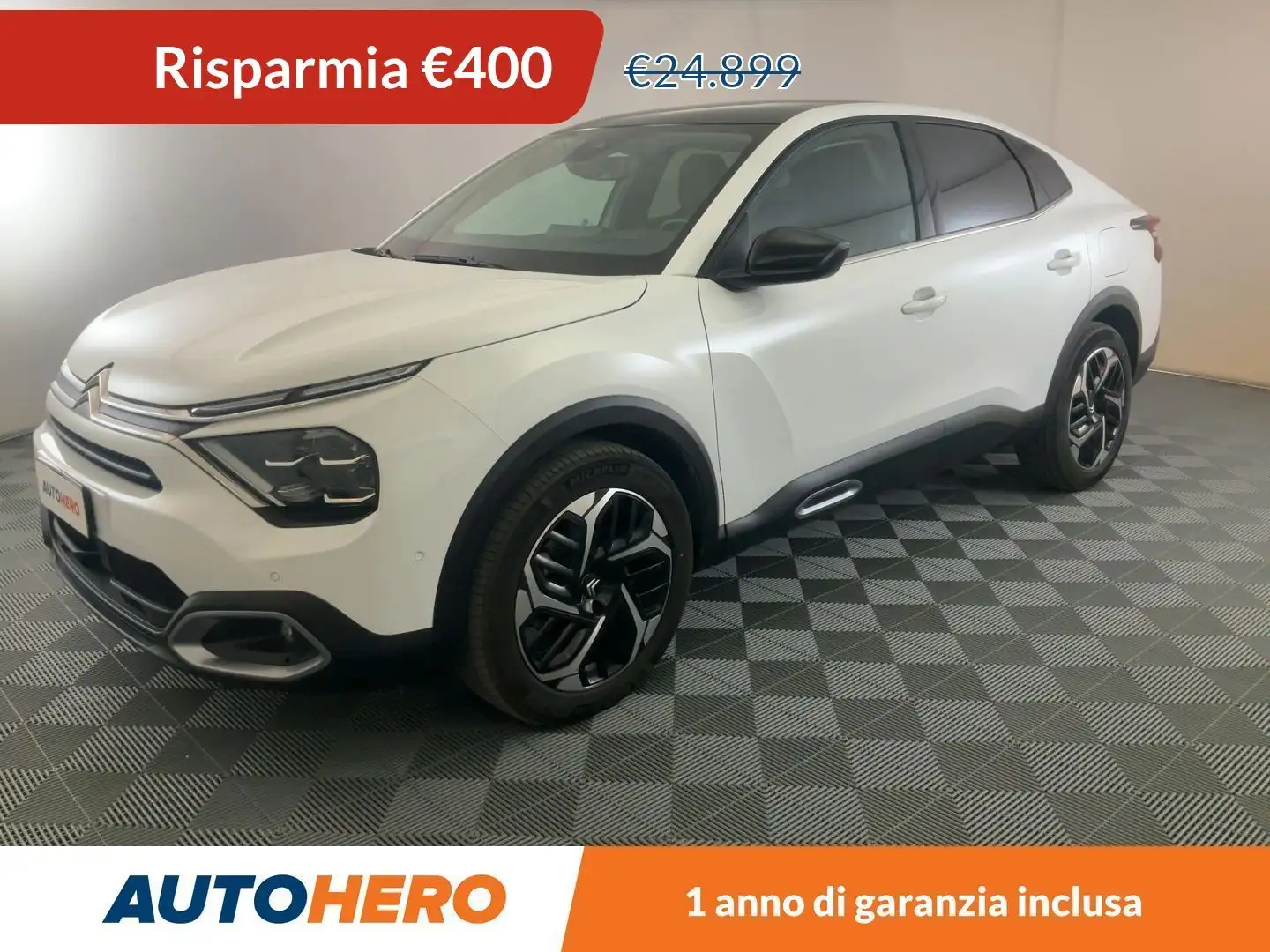 Citroen C4 X 1.5 Blue-HDi Shine 130 CV EAT8 Blanc - 1