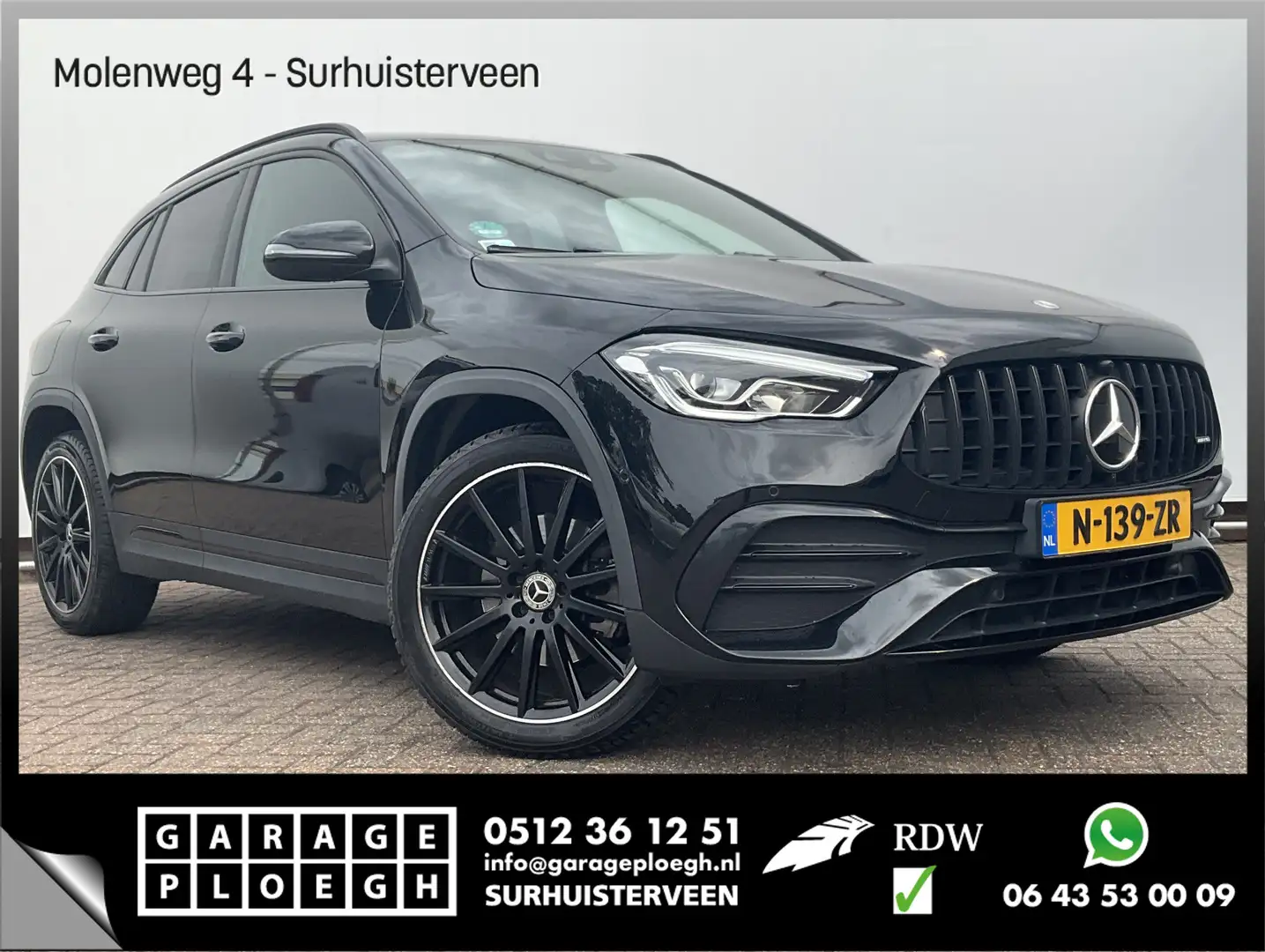 Mercedes-Benz GLA 250 e Business Solution AMG PHEV Nav/Cruise Stoelverw Černá - 1