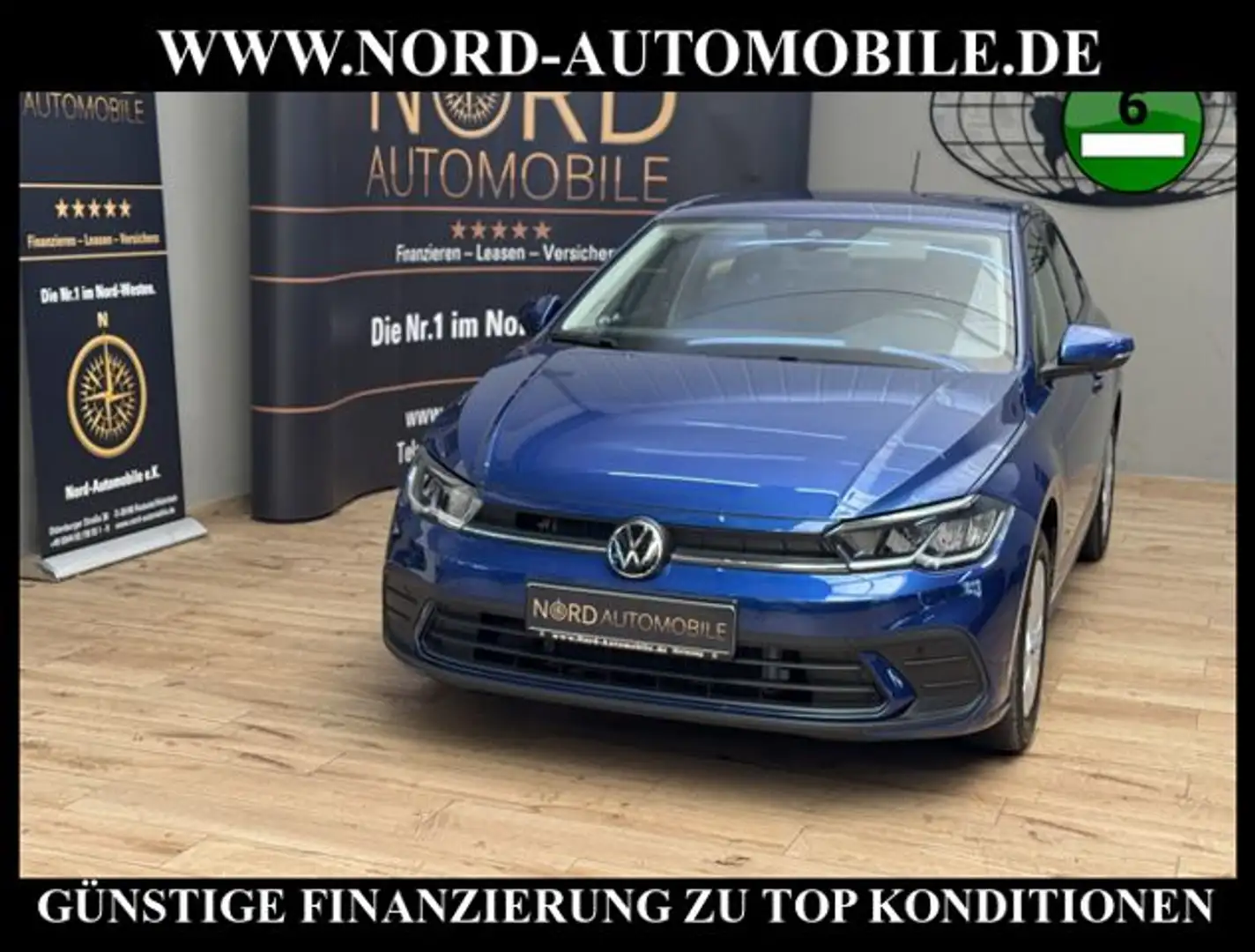 Volkswagen Polo Life 1.0 TGI 4 Türen Dig.Cockpit/Navi/LED Life Blau - 1