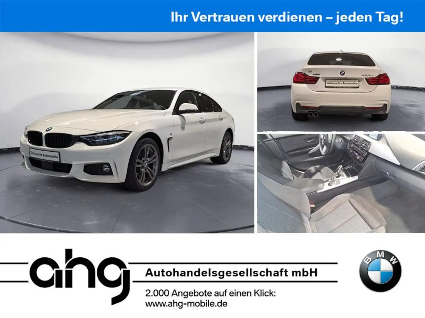 BMW 420 M Sport Innovationspaket Weiß - 1