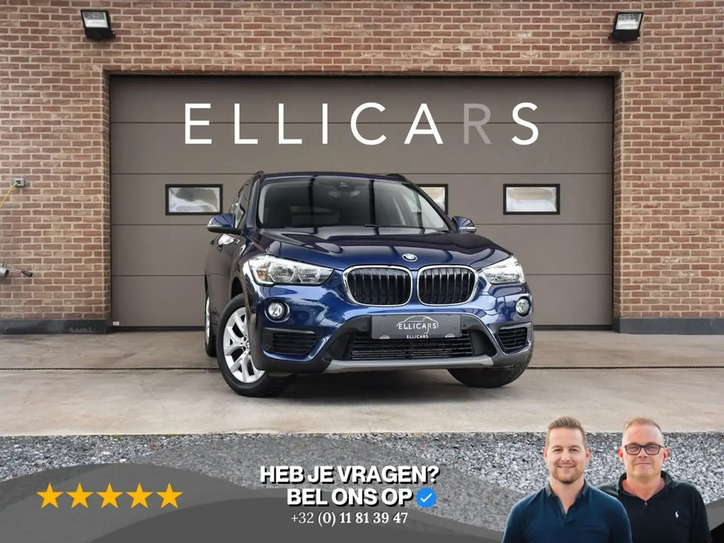 BMW X1 sDRIVE18i / ADVANTAGE / GPS / CAMERA / TREKHAAK Blu/Azzurro - 1