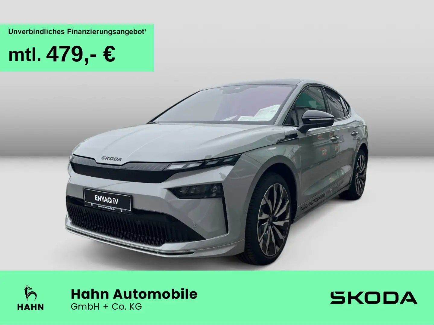Skoda Enyaq Coupe 85 Sportline 82 kWh Batterie Grau - 1
