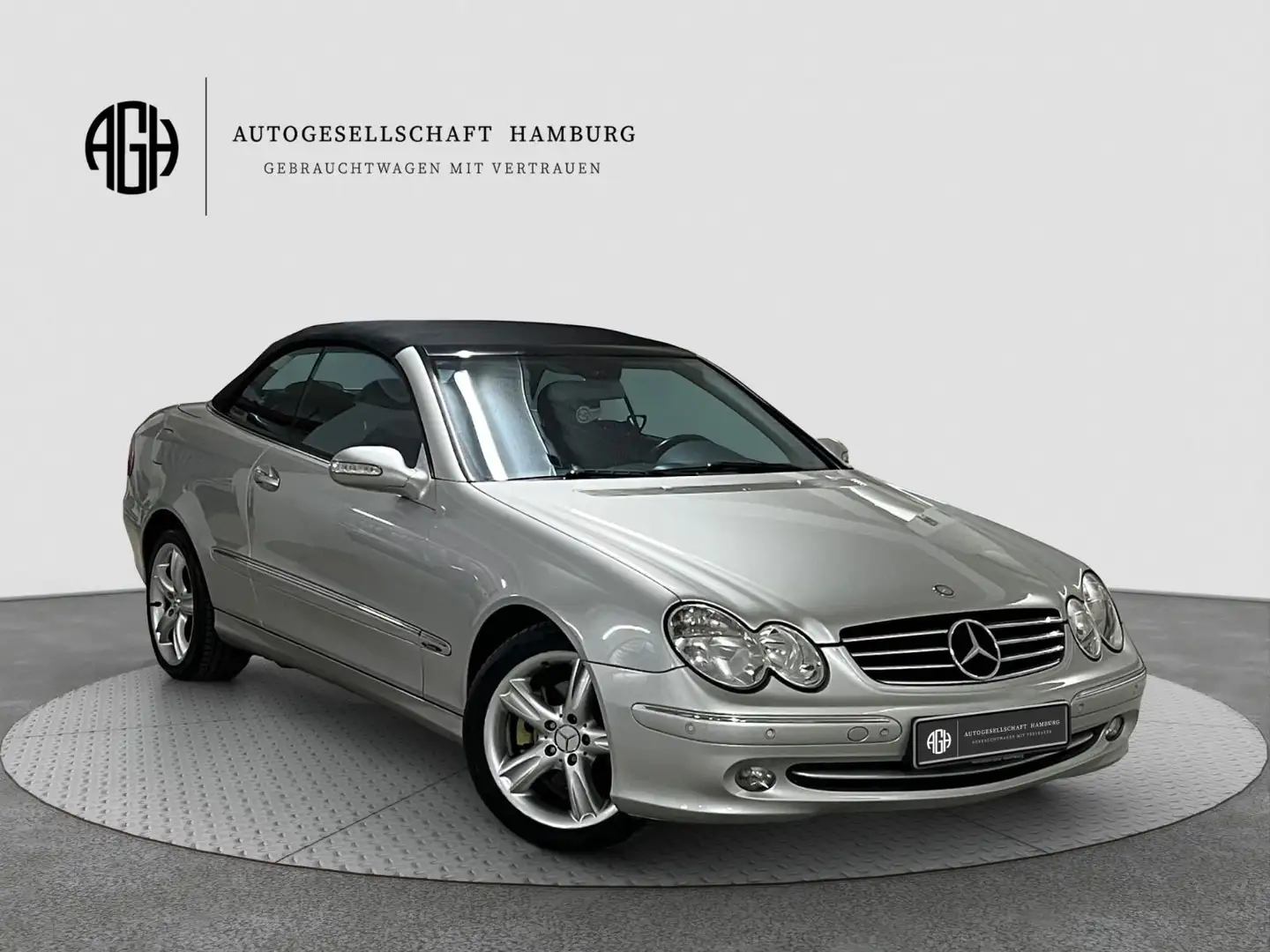 Mercedes-Benz CLK 320 Cabrio Avantgarde*Autom.*Leder*2.Hand* Silber - 2