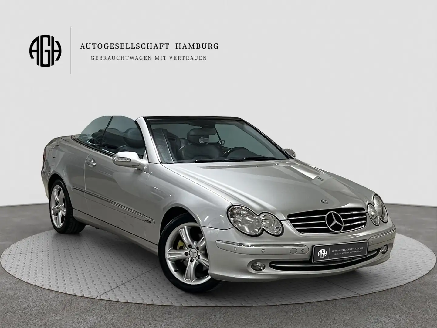 Mercedes-Benz CLK 320 Cabrio Avantgarde*Autom.*Leder*2.Hand* Silber - 1