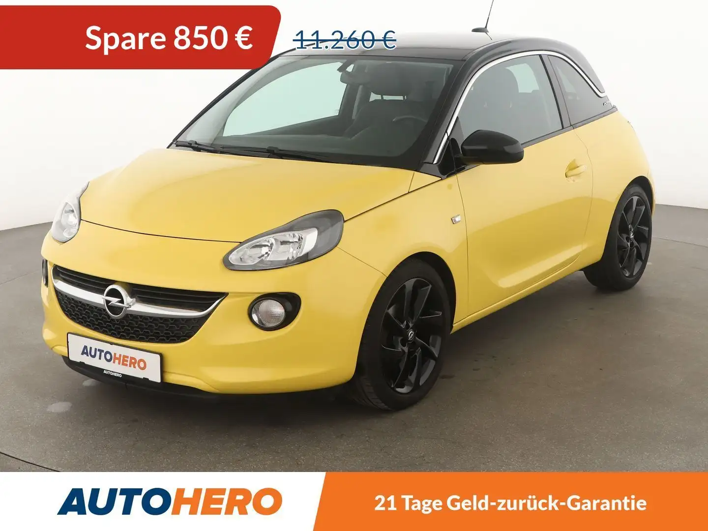 Opel Adam 1.2 Slam ecoFlex*TEMPO*KLIMA*GARANTIE* Gelb - 1