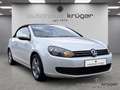 Volkswagen Golf Cabriolet 1,4 TSI Klima SHZ Temp PDCv+h Aluräder Blanc - thumbnail 6