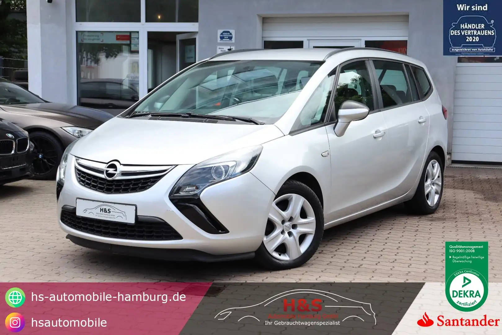 Opel Zafira C Tourer Edition*7SITZER*KLIMA*AHK Zilver - 1